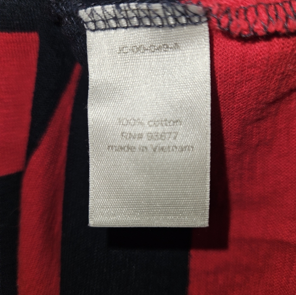 JCP Womans Striped 3/4 Sleeve Top Size Xl - Picture 8 of 14